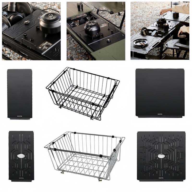 Camping Cooking Basket - Camping IGT Table Accessories Board Table