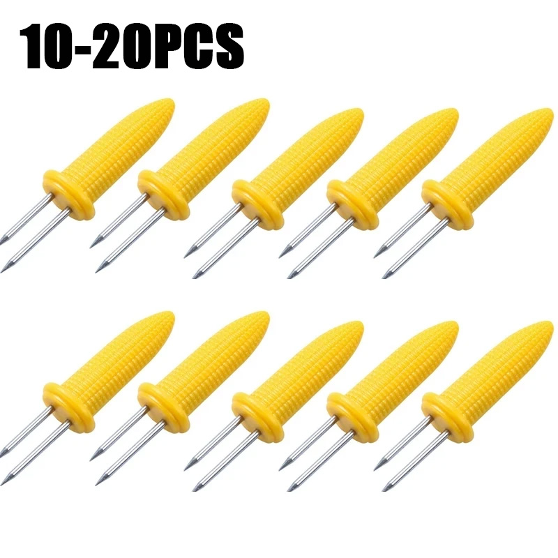Camping Cooking Vegetables - 10pcs Fork Corn Skewer Stainless Steel
