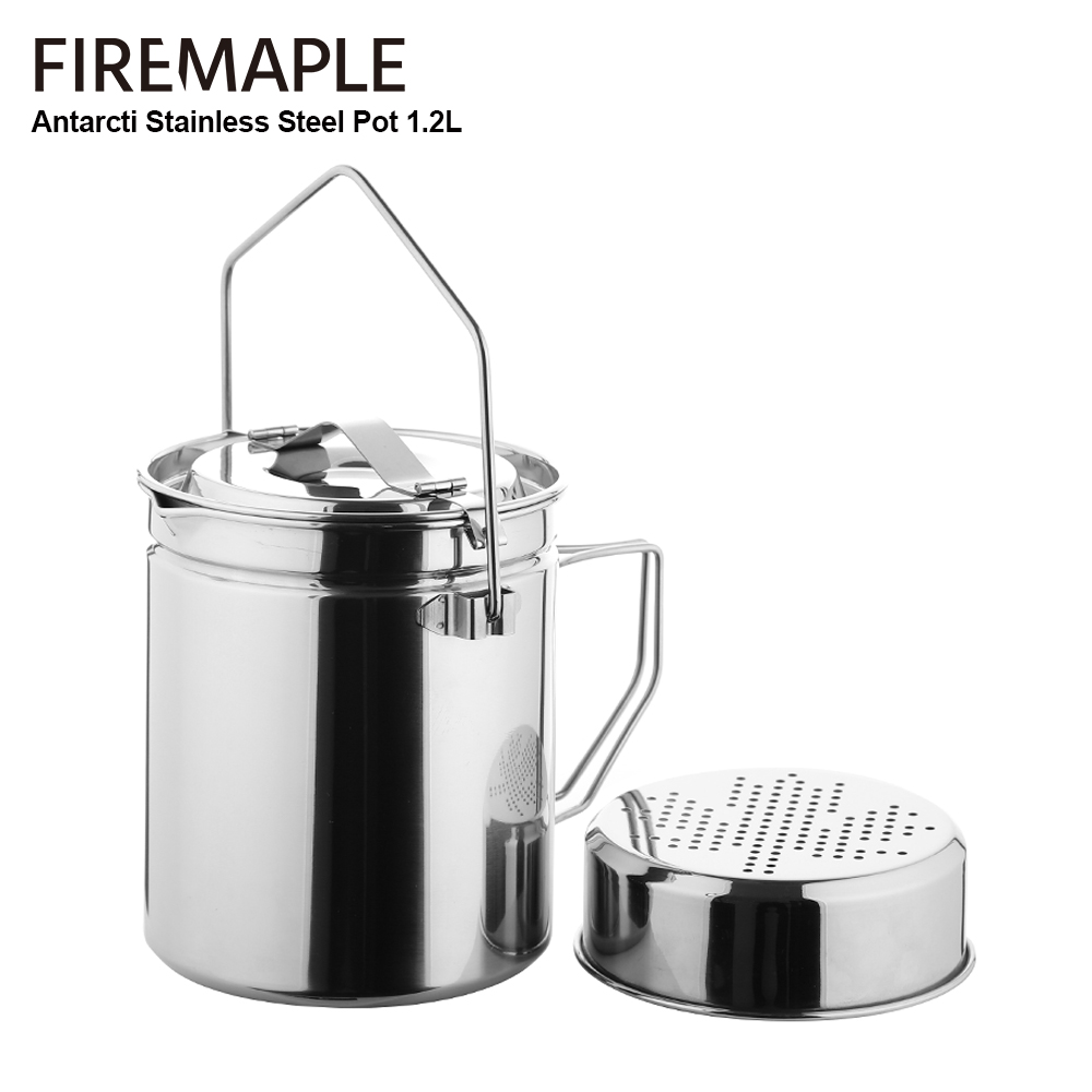 Camping Cooking Basket - Fire-Maple 1.2L Stainless Steel Steamer Pot