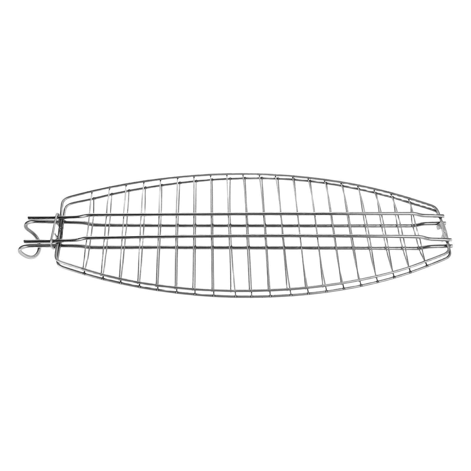 Camping Cooking Basket - Oval Shaped Stainless Steel Detachable Grilling