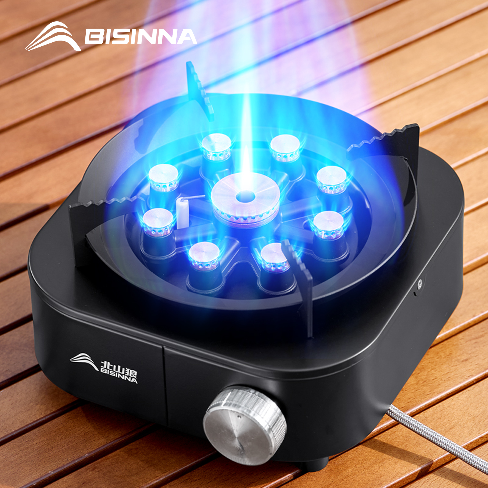 Camping Cooking Heater - BISINNA Portable Camping Gas Stove 10000W