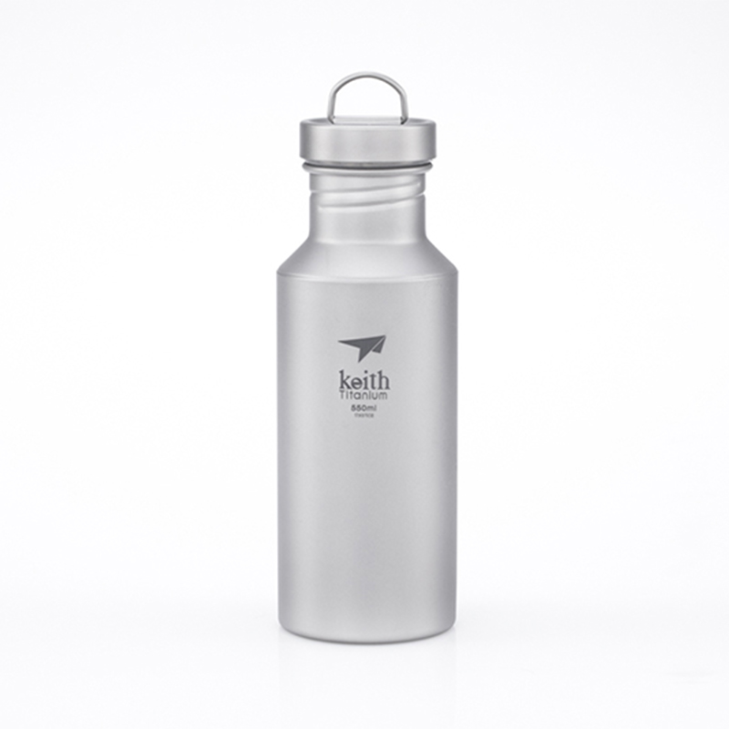 Camping Cooking Basket - Keith Titanium Water Bottle 550ml Bacteriostatic