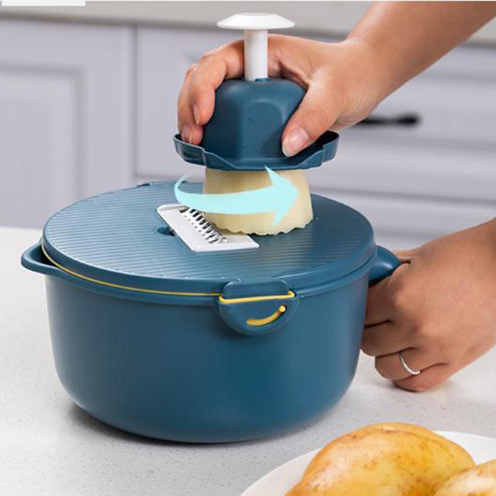 Camping Cooking Vegetables - Veggie Slicer Kitchen Grater With Container