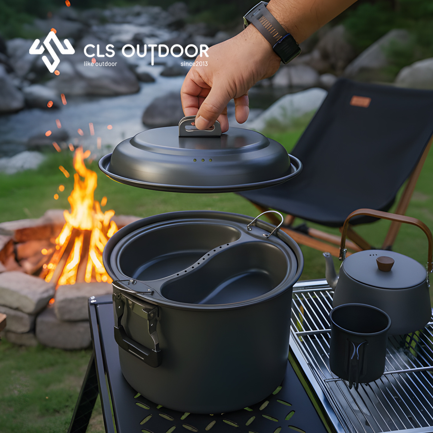 6.5L Large Capacity Mandarin D - Camping Cooking Set Large 리뷰 및 가격