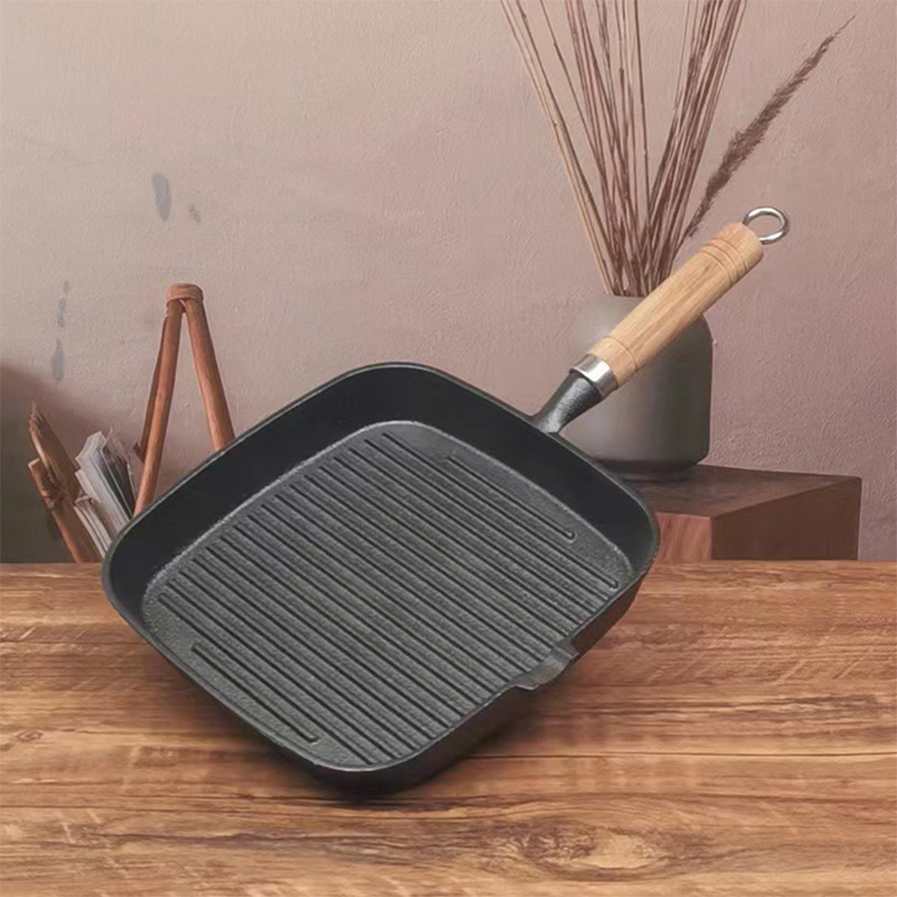 Cast Iron Skillet Steak Pan wi - Campfire Cooking Anime 리뷰 및 가격