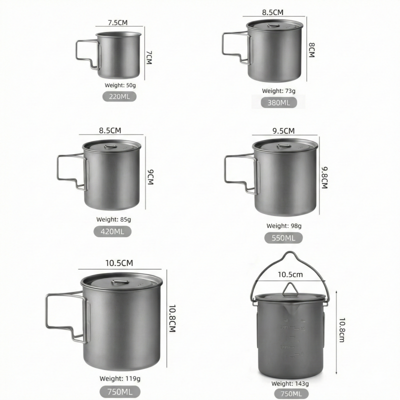Titanium Camping Mug with Fold - Camping Cooking Basket 리뷰 및 가격