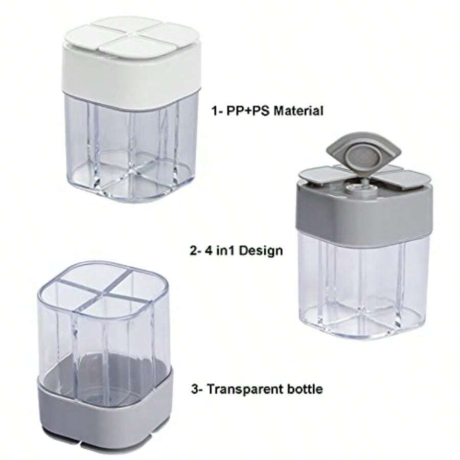 2 Pack 4 In 1 Spice Container  - Camping Cooking Pack 리뷰 및 가격