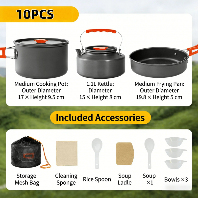 Ultralight Aluminium Camping P - Camping Cooking Pack 리뷰 및 가격