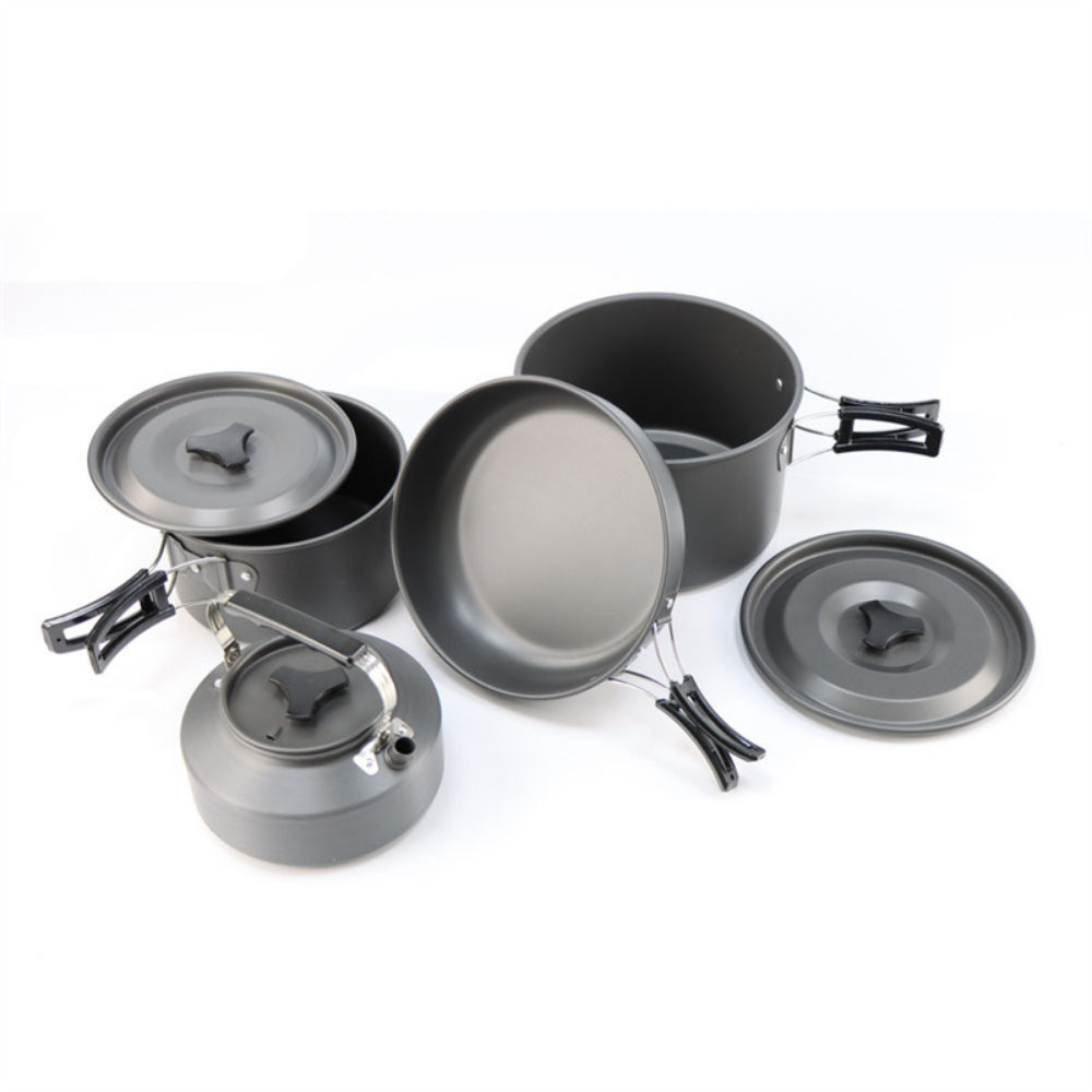 Lightweight Aluminum Alloy Out - Camping Cooking Set Large 리뷰 및 가격