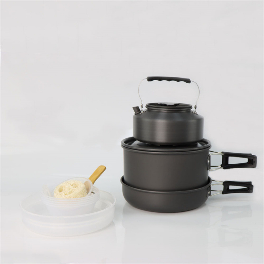 Lightweight Aluminum Alloy Out - Camping Cooking Set Large 리뷰 및 가격
