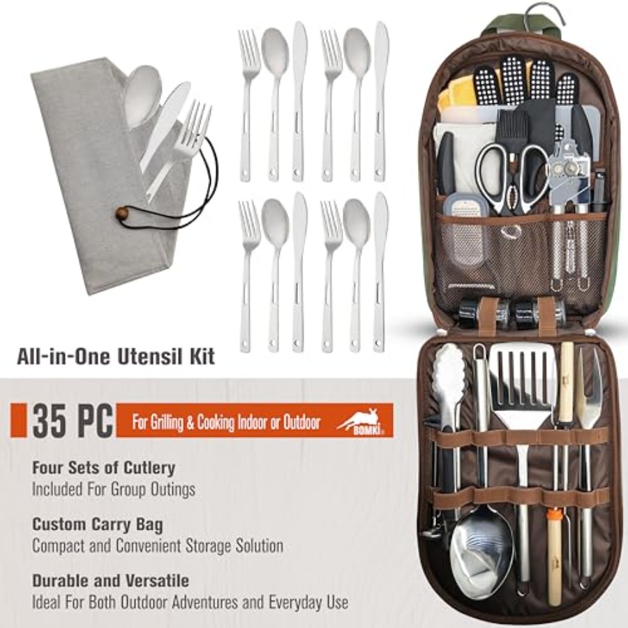 Grilling and Camping Cooking U - Camping Cooking Accessories Set 리뷰 및 가격