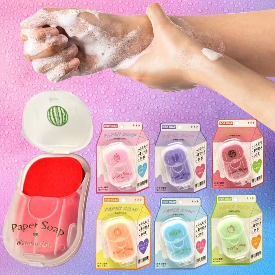 Portable Disposable Paper Soap - Biodegradable Soap Camp 리뷰 및 가격