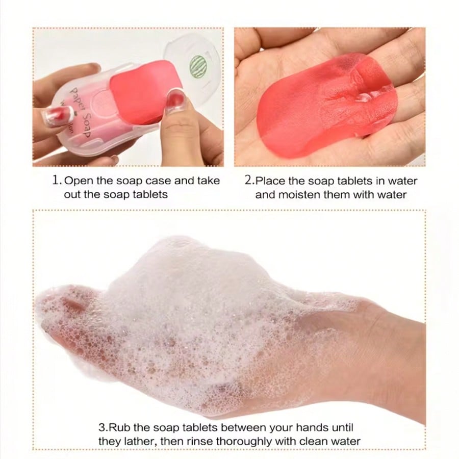 Portable Disposable Paper Soap - Biodegradable Soap Camp 리뷰 및 가격