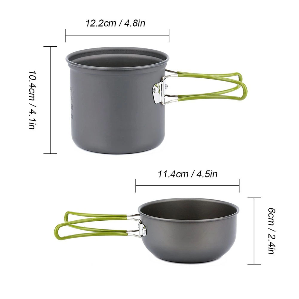 Camping Cookware Mess Kit Ultr - Camping Cooking Utensil Set 리뷰 및 가격