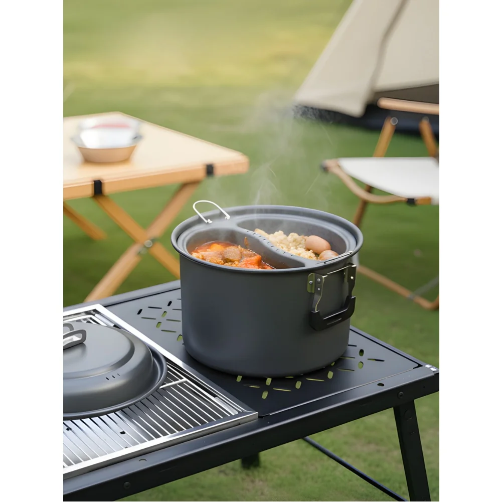 1 Set 6L Outdoor Dual-Purpose  - Camping Cooking Accessories Set 리뷰 및 가격