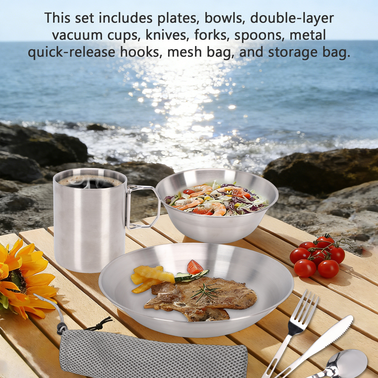 Portable Stainless Steel Campi - Camping Cooking Pack 리뷰 및 가격