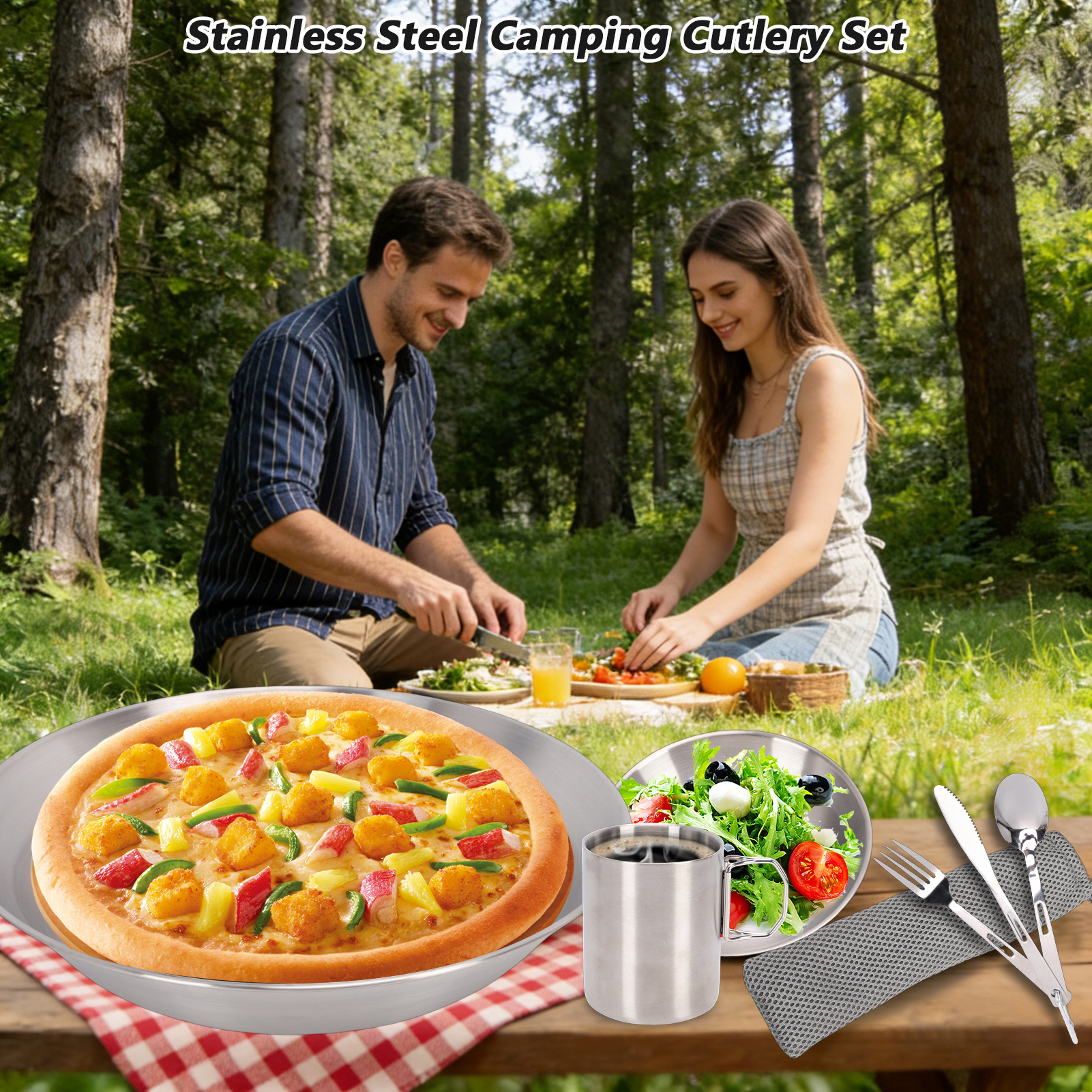 Portable Stainless Steel Campi - Camping Cooking Pack 리뷰 및 가격