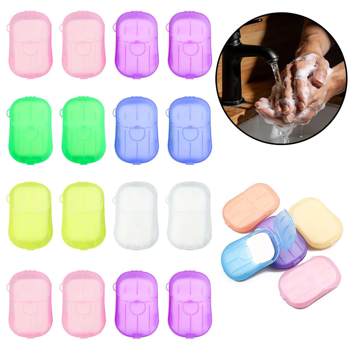5/10/20 Boxes Scented Hand Soa - Biodegradable Soap Camp 리뷰 및 가격