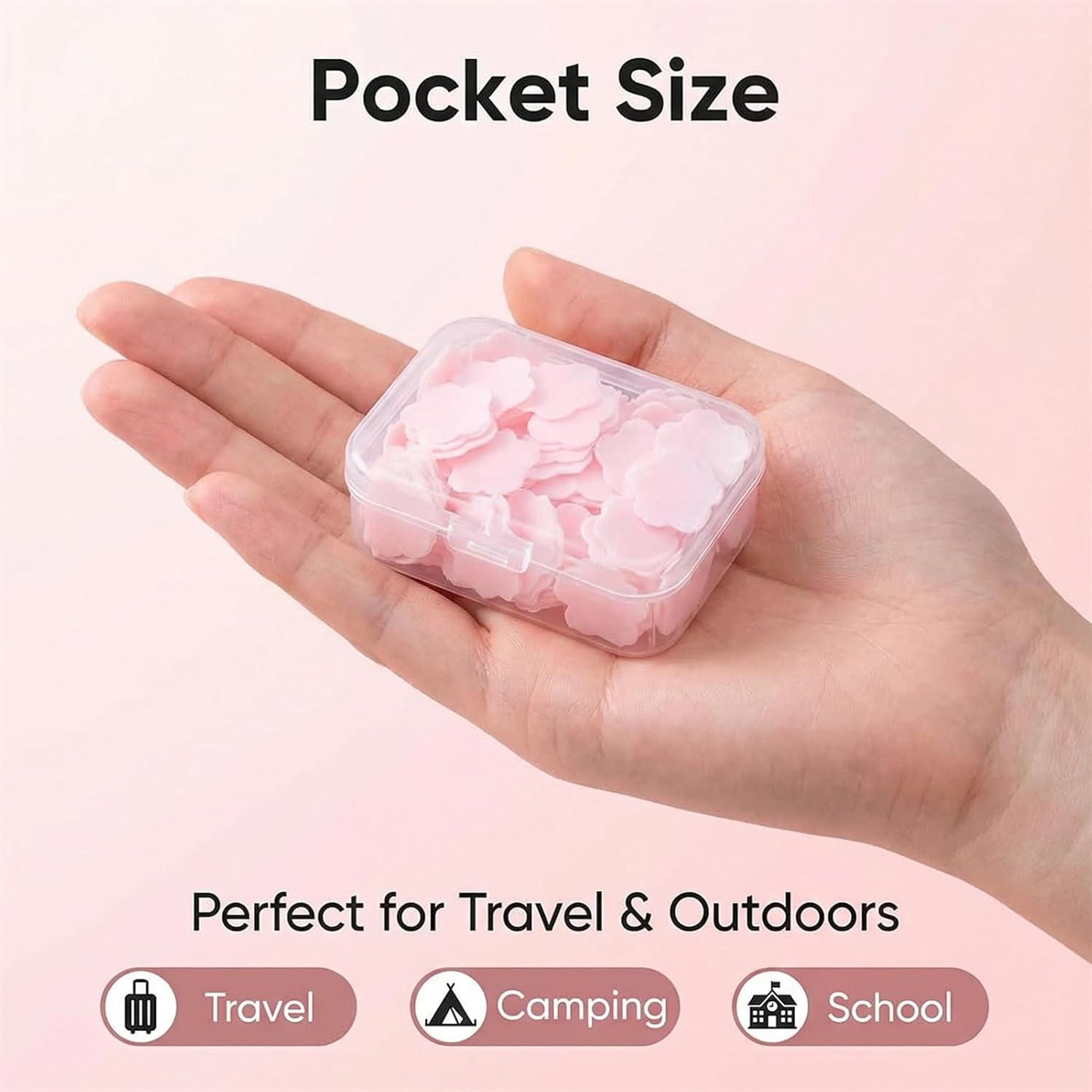 4 Scented Mini Disposable Hand - Biodegradable Soap Camp 리뷰 및 가격