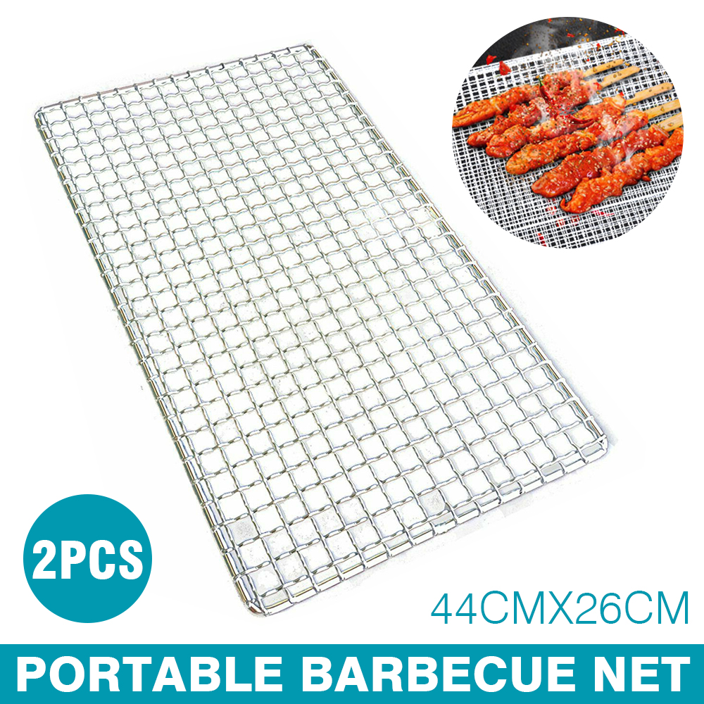 1pcs/2pcs 50 * 38cm BBQ Grill  - Camping Cooking Vegetables 리뷰 및 가격