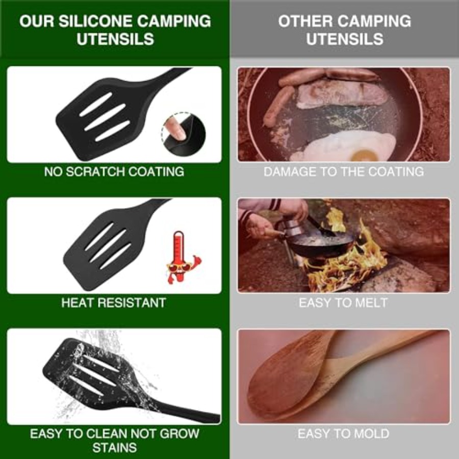Camping Essentials Cookware Co - Camping Cooking Accessories Set 리뷰 및 가격