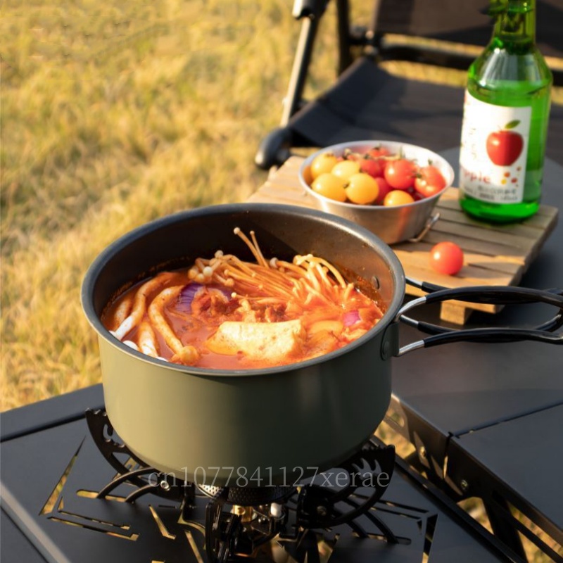 0.9L/1.2L/2.2L/3.5L 4pcs Outdo - Camping Cooking Set Large 리뷰 및 가격