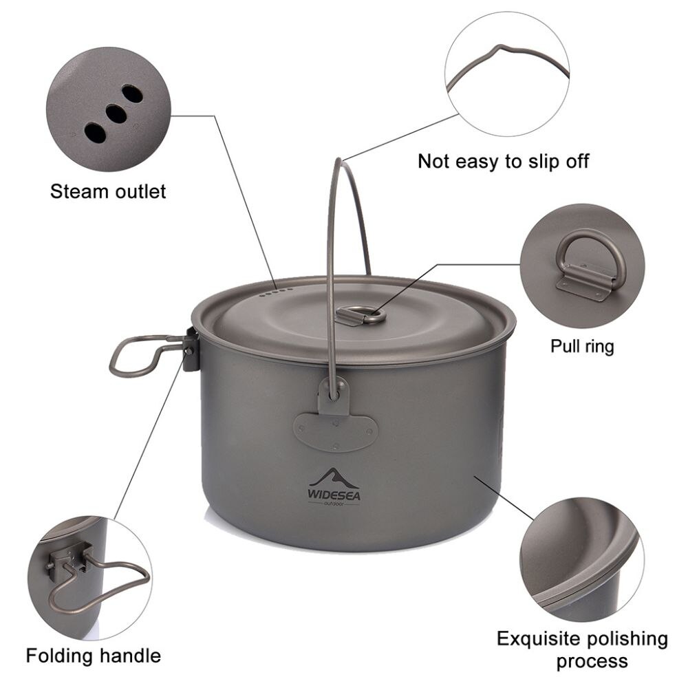 Widesea Camping Tableware Tita - Camping Cooking Set Large 리뷰 및 가격
