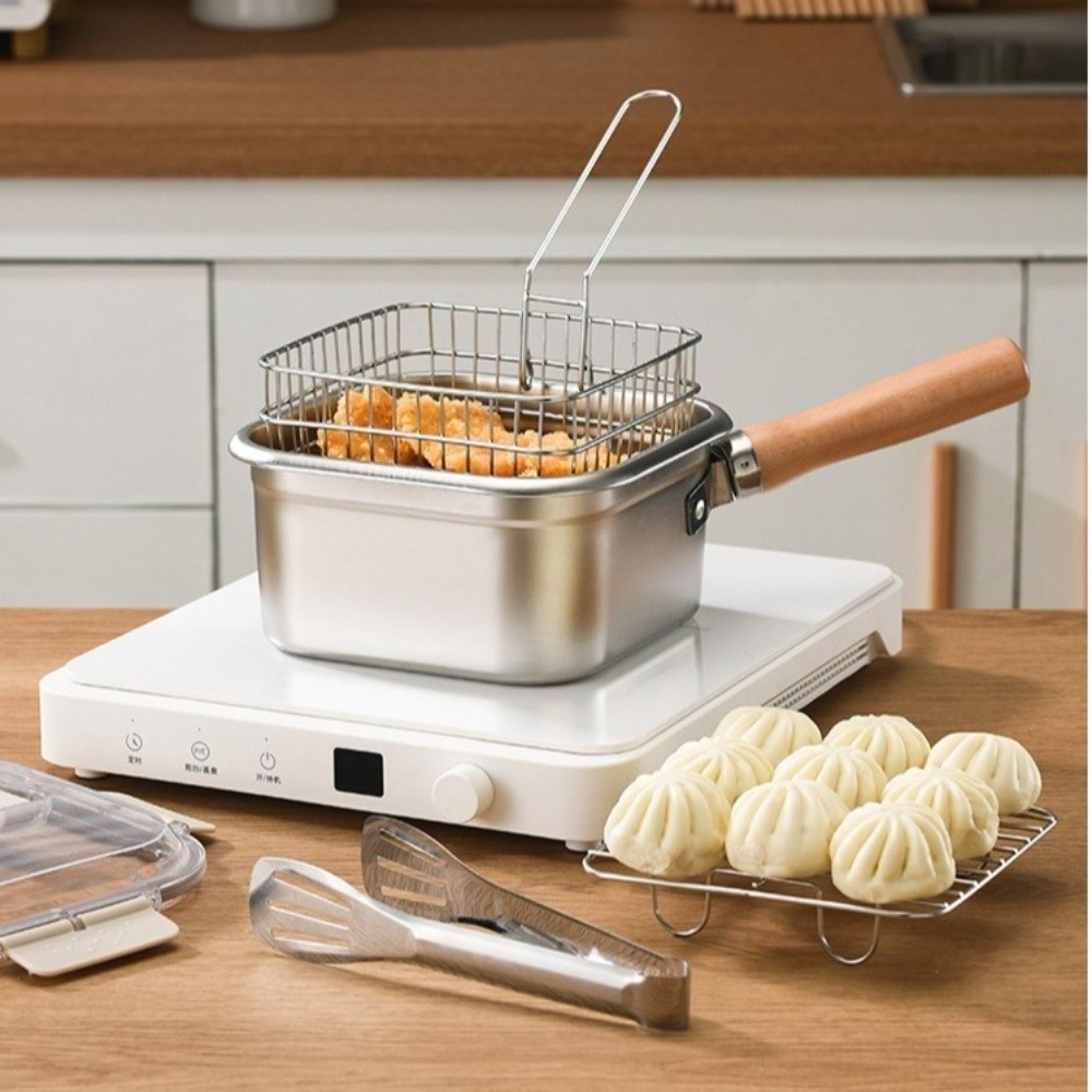 Portable Stainless Steel Fryin - Camping Cooking Set Large 리뷰 및 가격