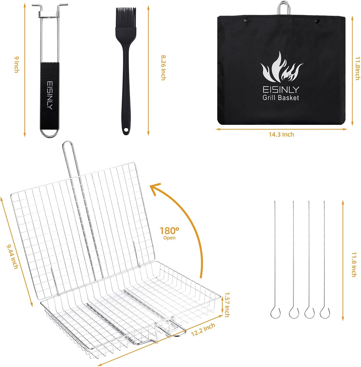 Portable Grill Basket for Outd - Camping Cooking Basket 리뷰 및 가격