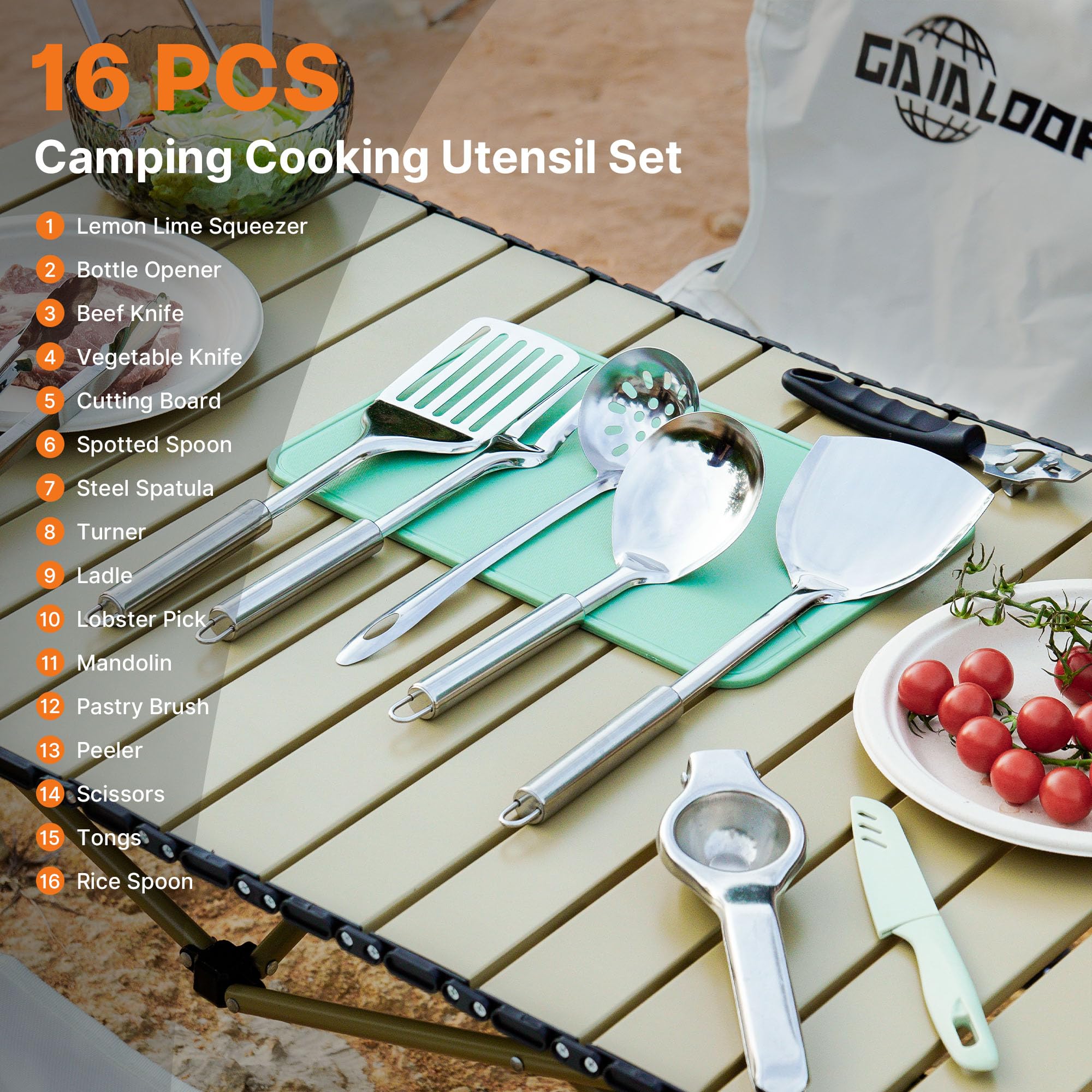 Camping Cooking Utensils Set C - Camping Cooking Utensil Set 리뷰 및 가격