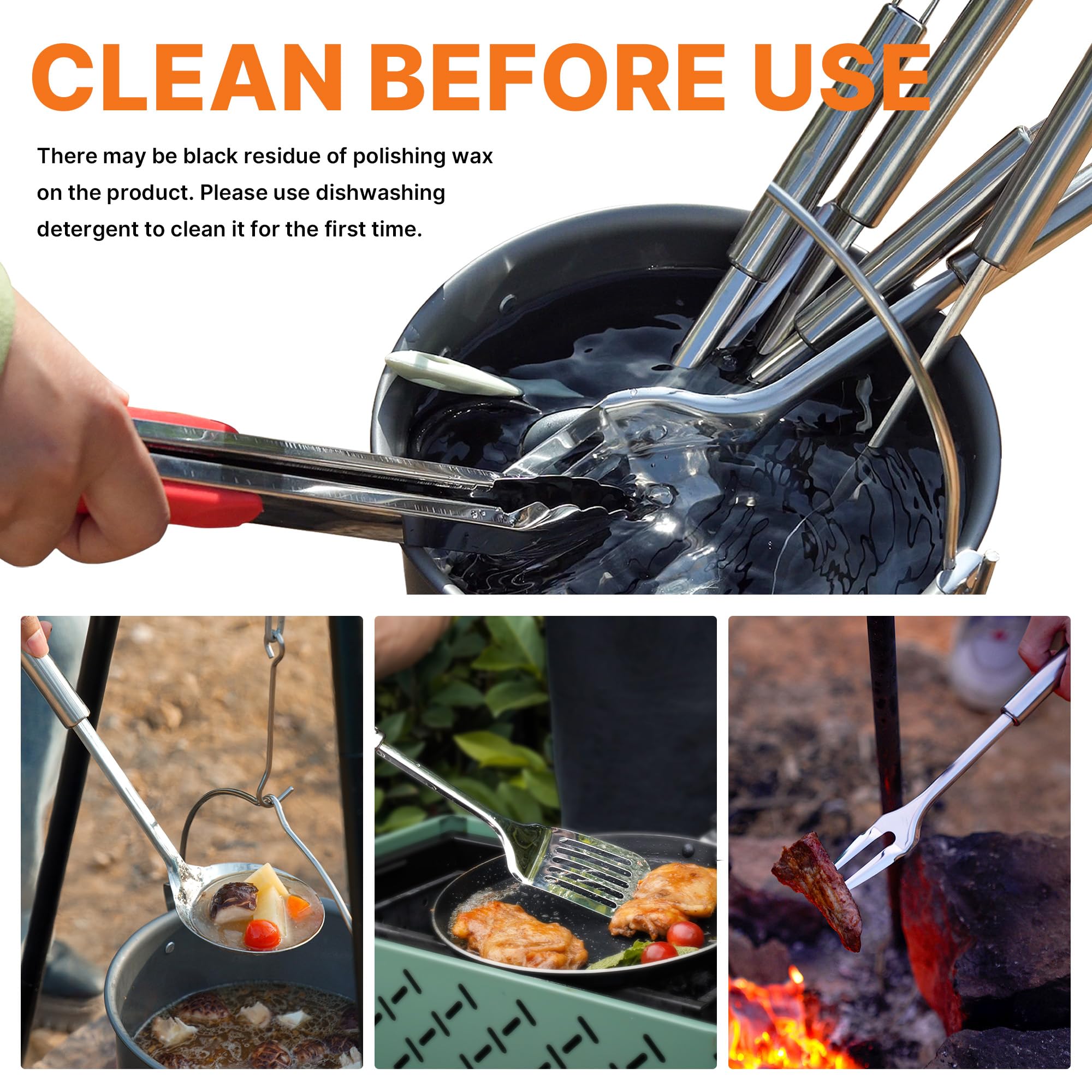 Camping Cooking Utensils Set C - Camping Cooking Utensil Set 리뷰 및 가격