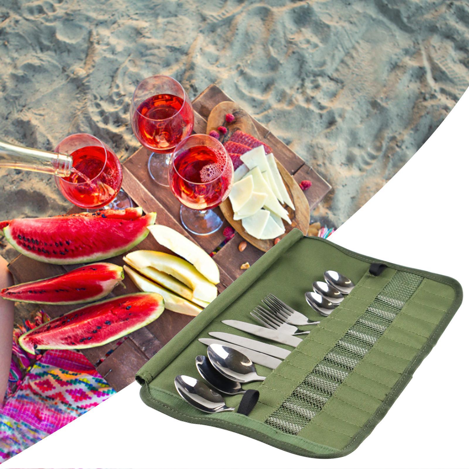 Camping Cutlery Roll Pack Cuis - Camping Cooking Pack 리뷰 및 가격