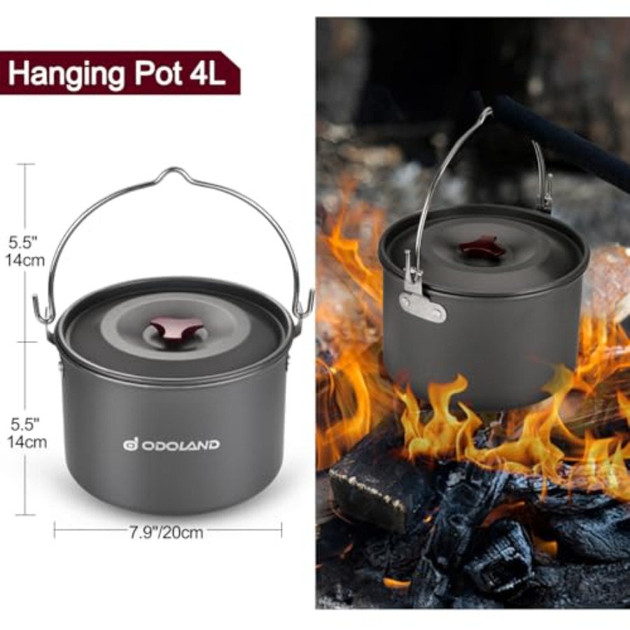 22pcs Camping Cookware Mess Ki - Camping Cooking Set Large 리뷰 및 가격
