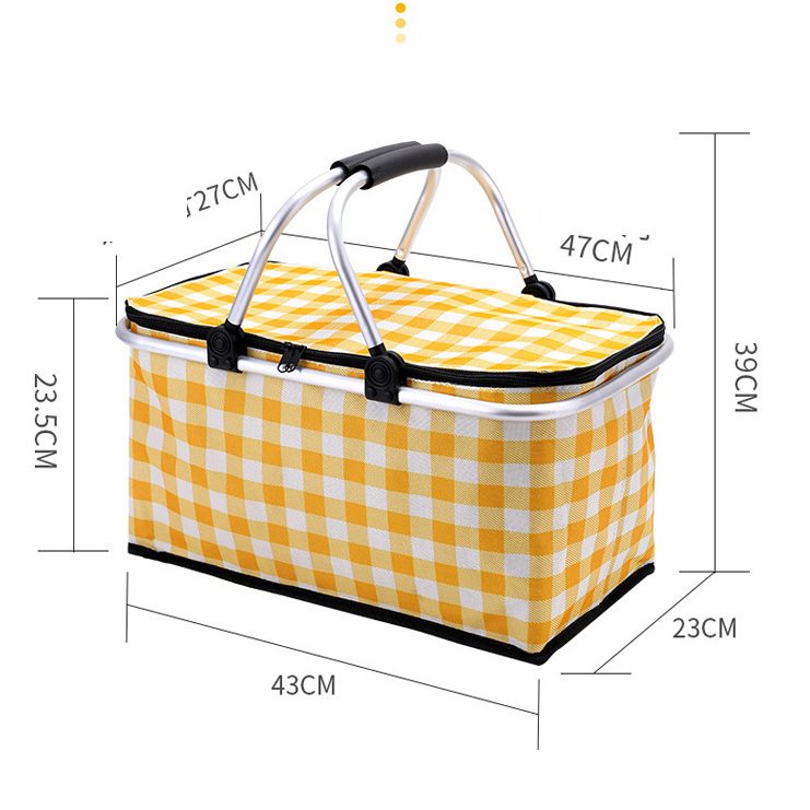 Large Capacity Insulated Picni - Camping Cooking Basket 리뷰 및 가격