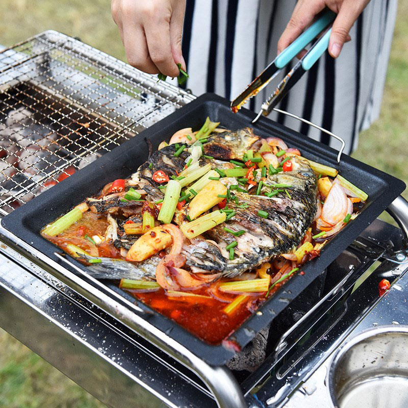 Outdoors Thick Square Grill Pa - Campfire Cooking Anime 리뷰 및 가격