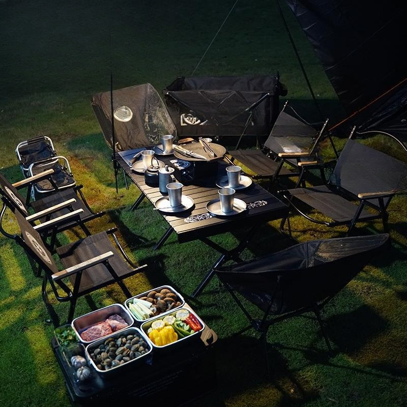 Camping set Outdoor tent, cano - Camping Cooking Canopy 리뷰 및 가격