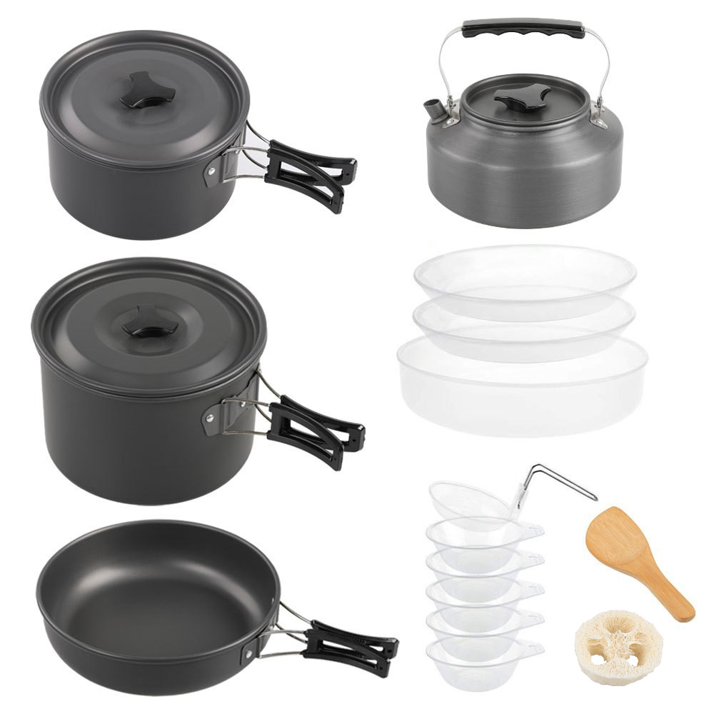Outdoor large cooking set, 2-4 - Camping Cooking Set Large 리뷰 및 가격