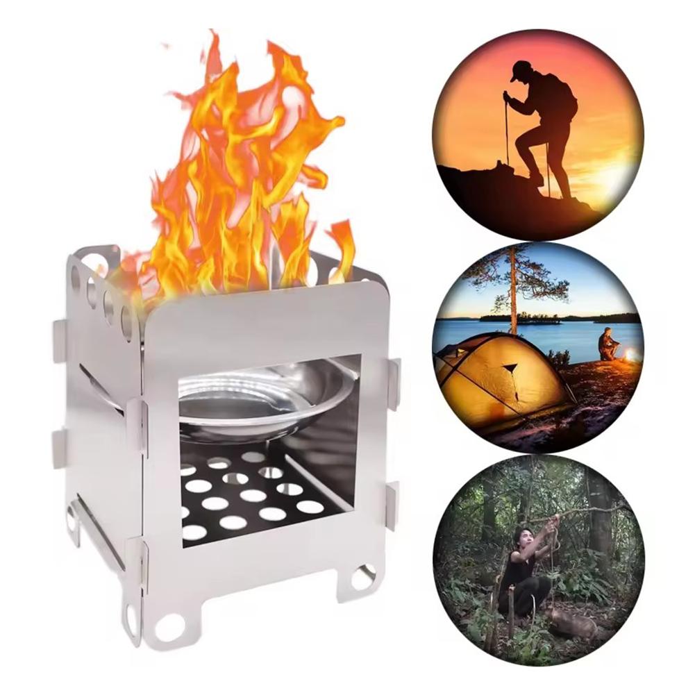 Folding Camping Wood Stove Por - Camping Cooking Heater 리뷰 및 가격