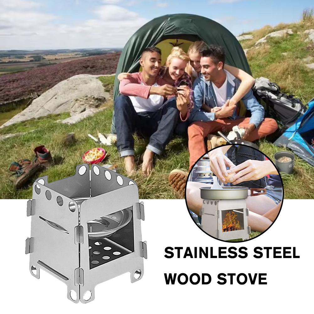 Folding Camping Wood Stove Por - Camping Cooking Heater 리뷰 및 가격