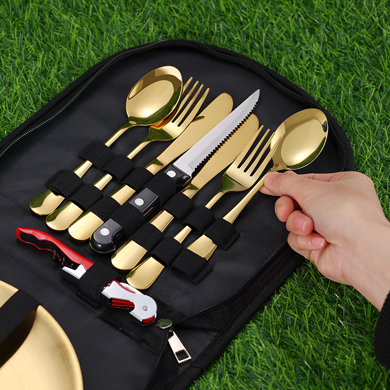 10Pcs Camping Tableware Set 30 - Camping Cooking Utensil Set 리뷰 및 가격