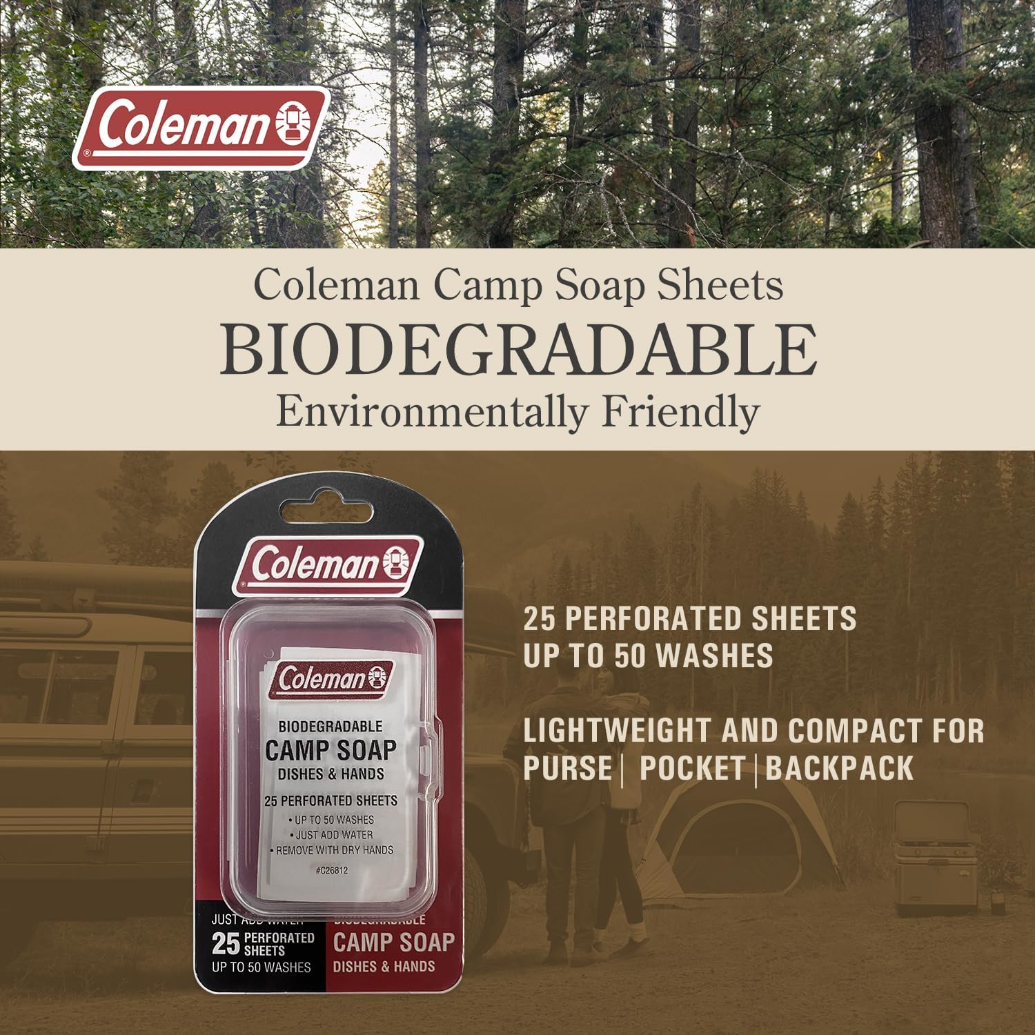 Camp Soap Sheets for Camping – - Biodegradable Soap Camp 리뷰 및 가격