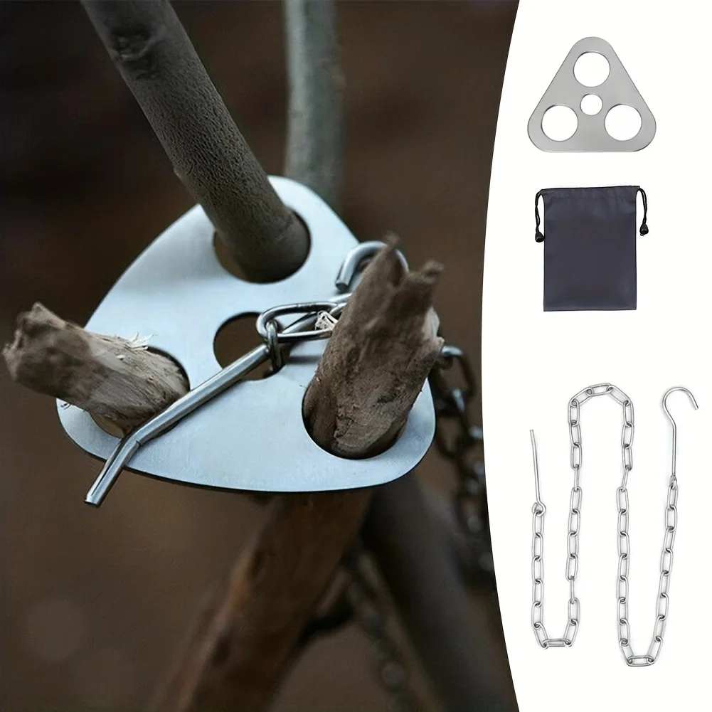 Outdoor BBQ Tripod Portable De - Camping Cooking Utensil Set 리뷰 및 가격
