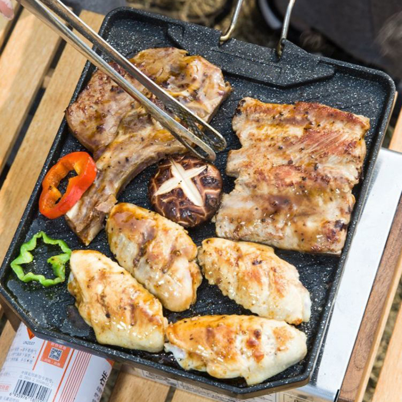 Outdoor camping barbecue pan H - Camping Cooking Heater 리뷰 및 가격