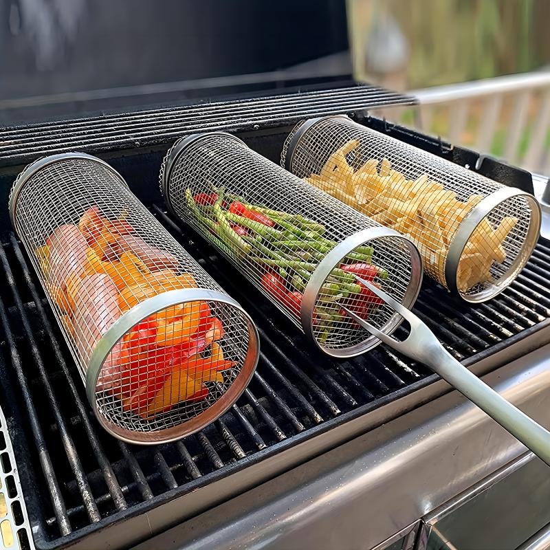 Stainless Steel Portable Barbe - Camping Cooking Basket 리뷰 및 가격