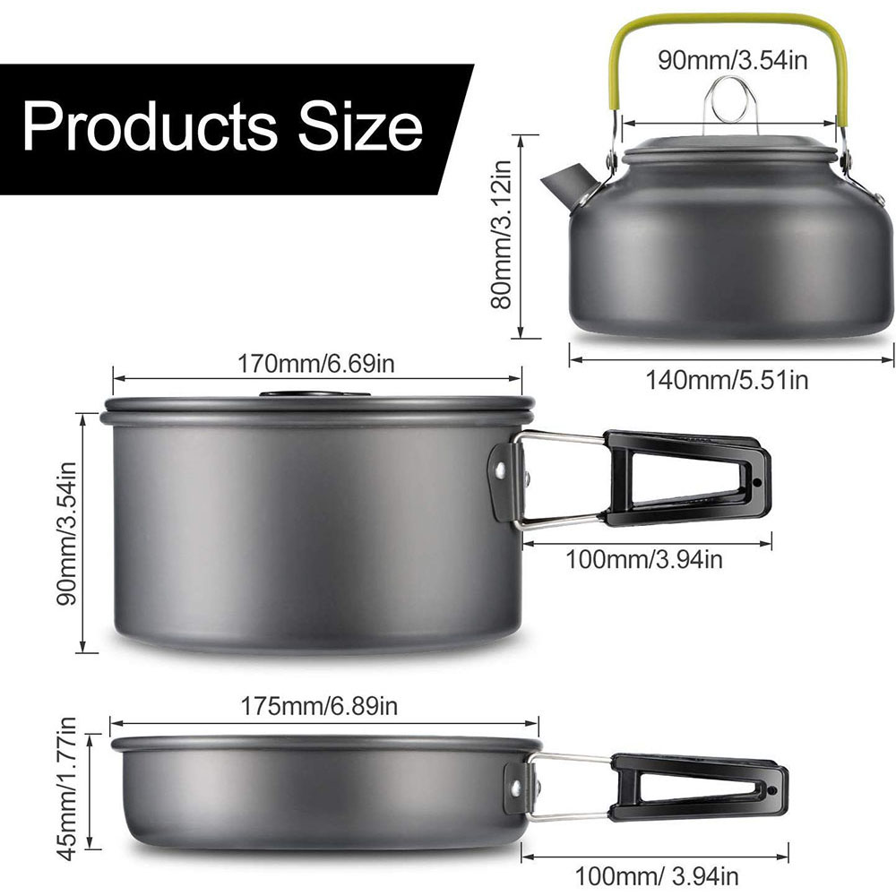 Outdoor camping cookware set m - Camping Cooking Set Large 리뷰 및 가격