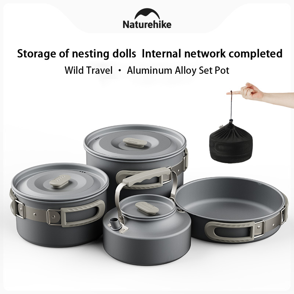 Naturehike Outdoor Pot Set,Cam - Camping Cooking Set Large 리뷰 및 가격