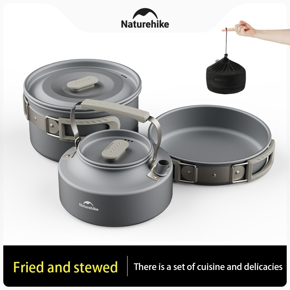 Naturehike Outdoor Pot Set,Cam - Camping Cooking Set Large 리뷰 및 가격
