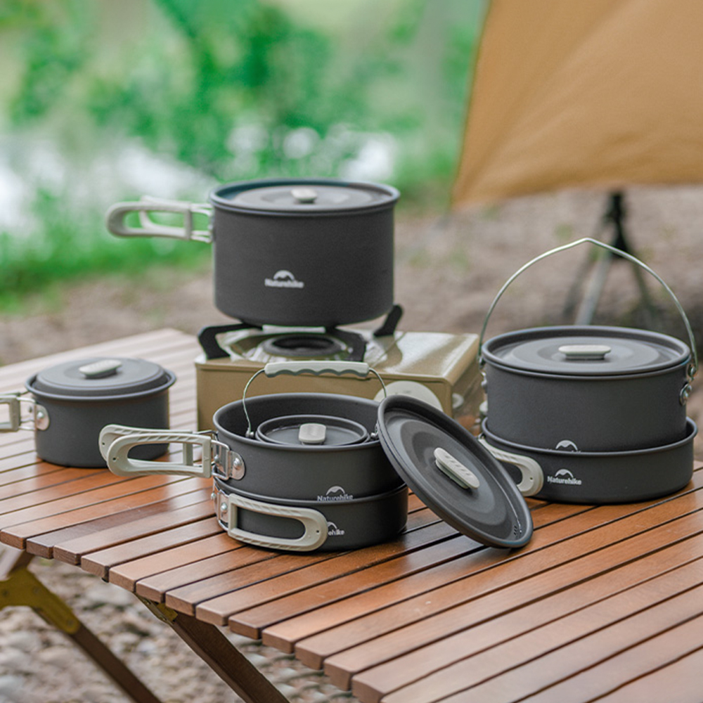 Naturehike Outdoor Pot Set,Cam - Camping Cooking Set Large 리뷰 및 가격