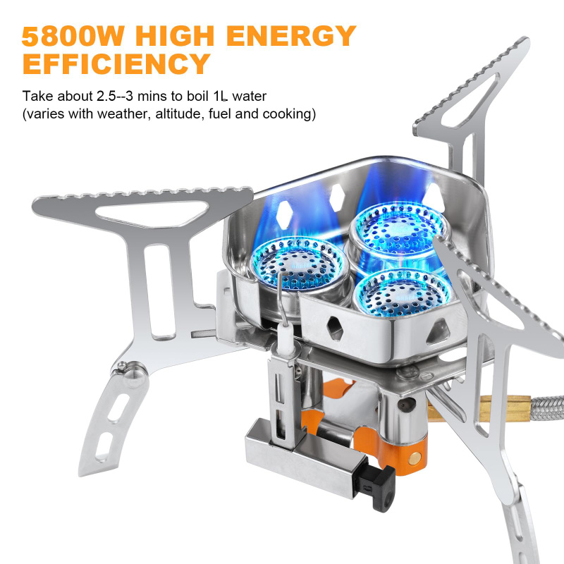 5800W High-Power Camping Gas S - Camping Cooking Heater 리뷰 및 가격
