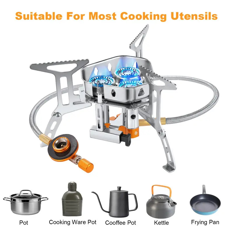 5800W High-Power Camping Gas S - Camping Cooking Heater 리뷰 및 가격